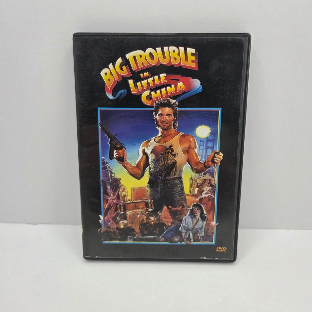 Big Trouble in Little China DVD John Carpenter Kurt Russell 1986 Action Movie